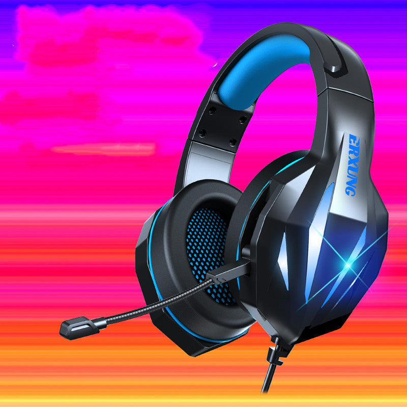 🎧 Luminous Wired Gaming Headset – Immersive Sound, Noise Reduction & Built-in Mic!