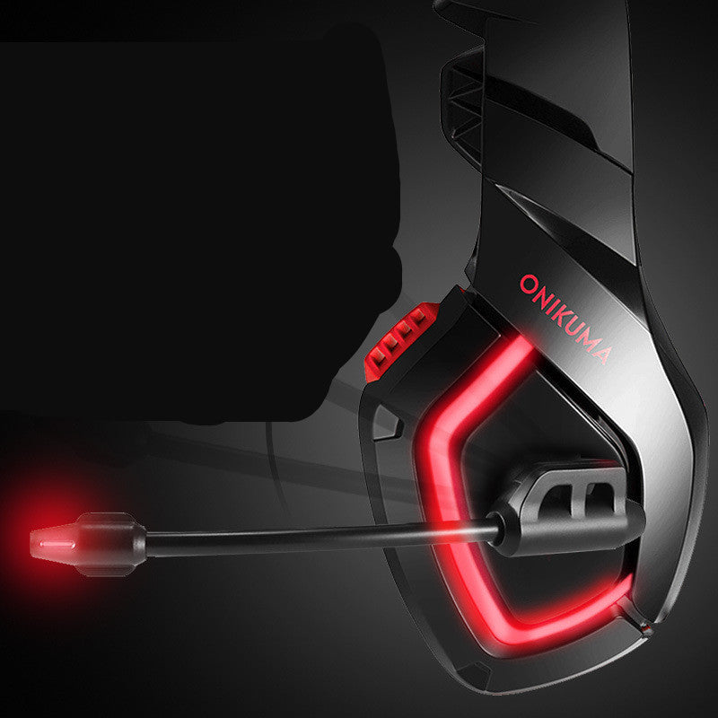 🎧 K1-B Gaming Headset – Immersive Sound, Noise-Canceling Mic & LED Lighting!